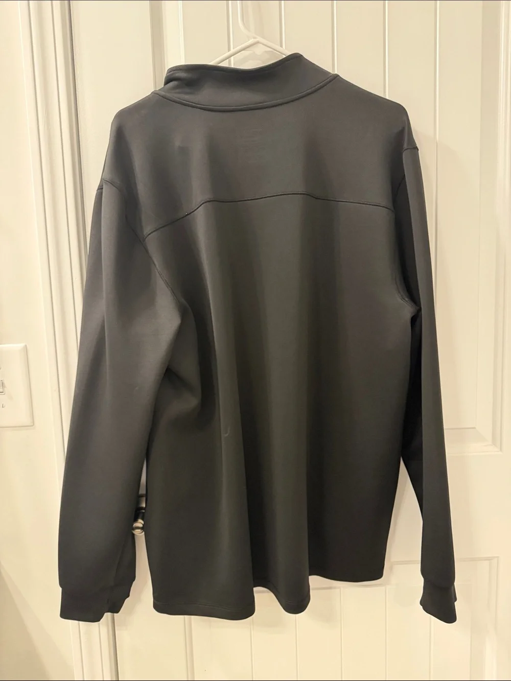 Xl Men's Black Quarter-Zip Performance Sweater
